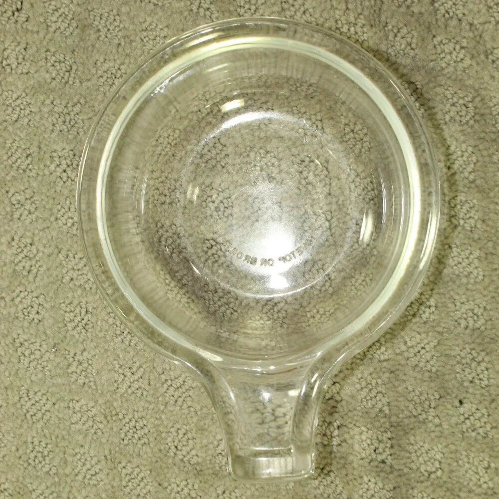 Vtg Pyrex # 601-B & C Clear Glass Grab It Covered 550L Baking Dish & Lid